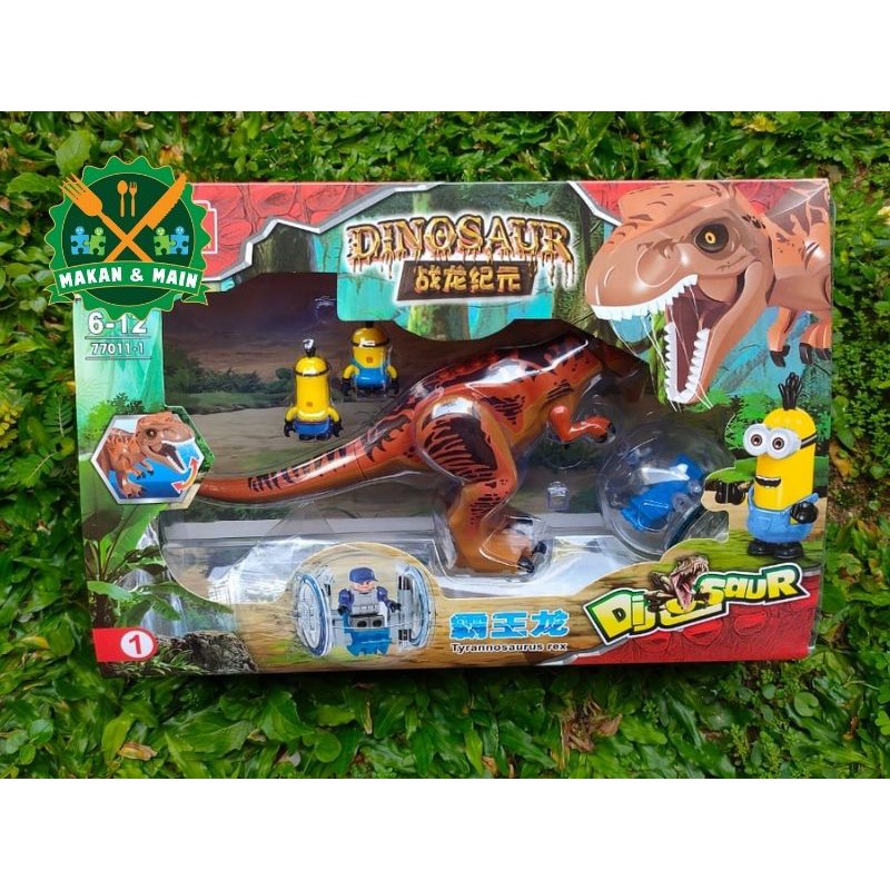 Mainan lego Dinosaurus dan Minion Yang Menarik Bricks Sudah SNI 77011-1