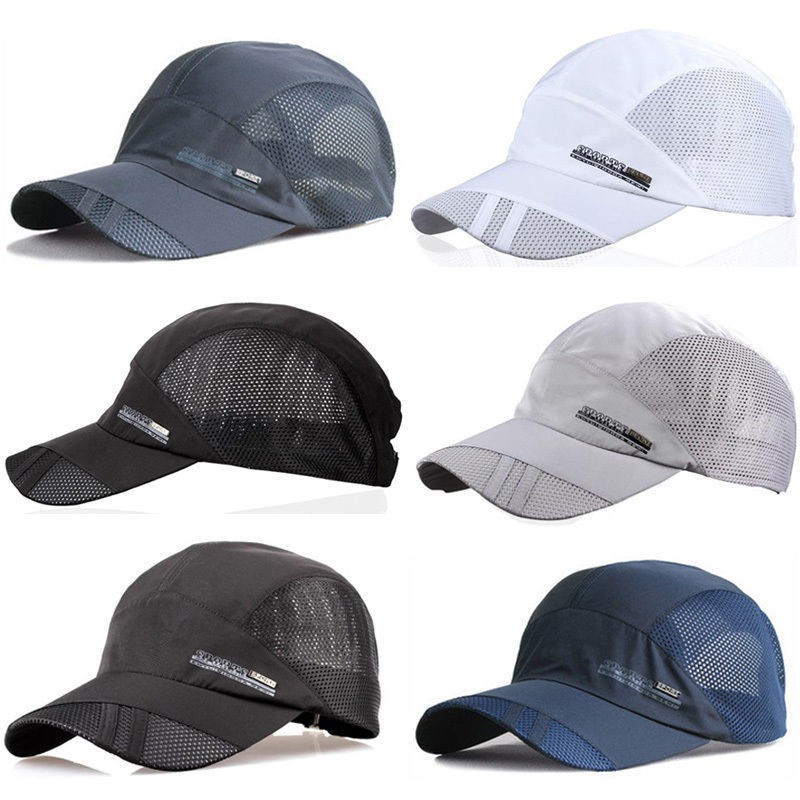 Topi Baseball Bahan Mesh Cepat Kering Untuk Pria