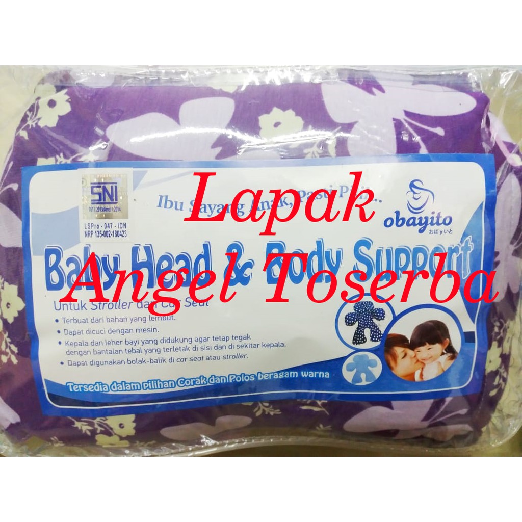 WER Alas Stroller Obayito Baby Body & Head Support Obayiku Bantal Penyangga Snuzzler Body & Head