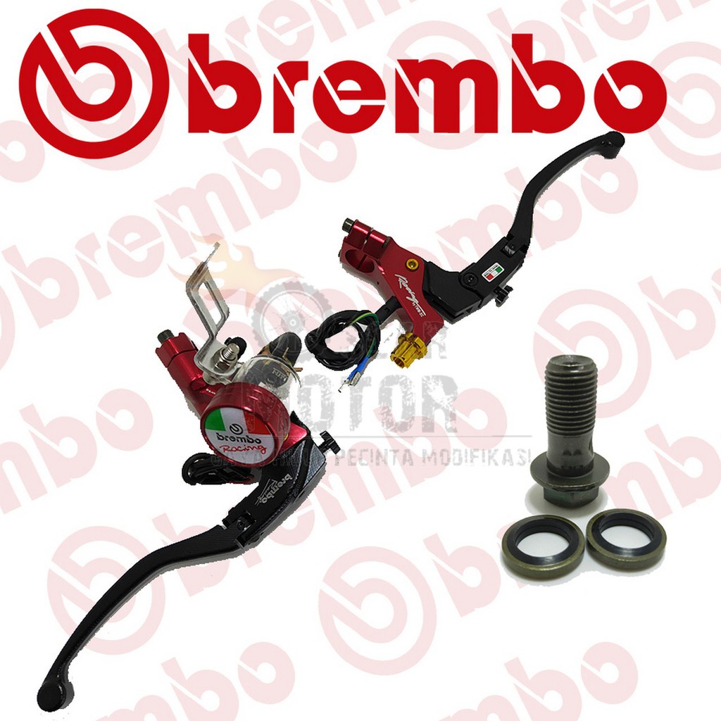 MASTER REM BREMBO RCS 19 CORSA CORTA TABUNG CNC TWM UNIVERSAL motor