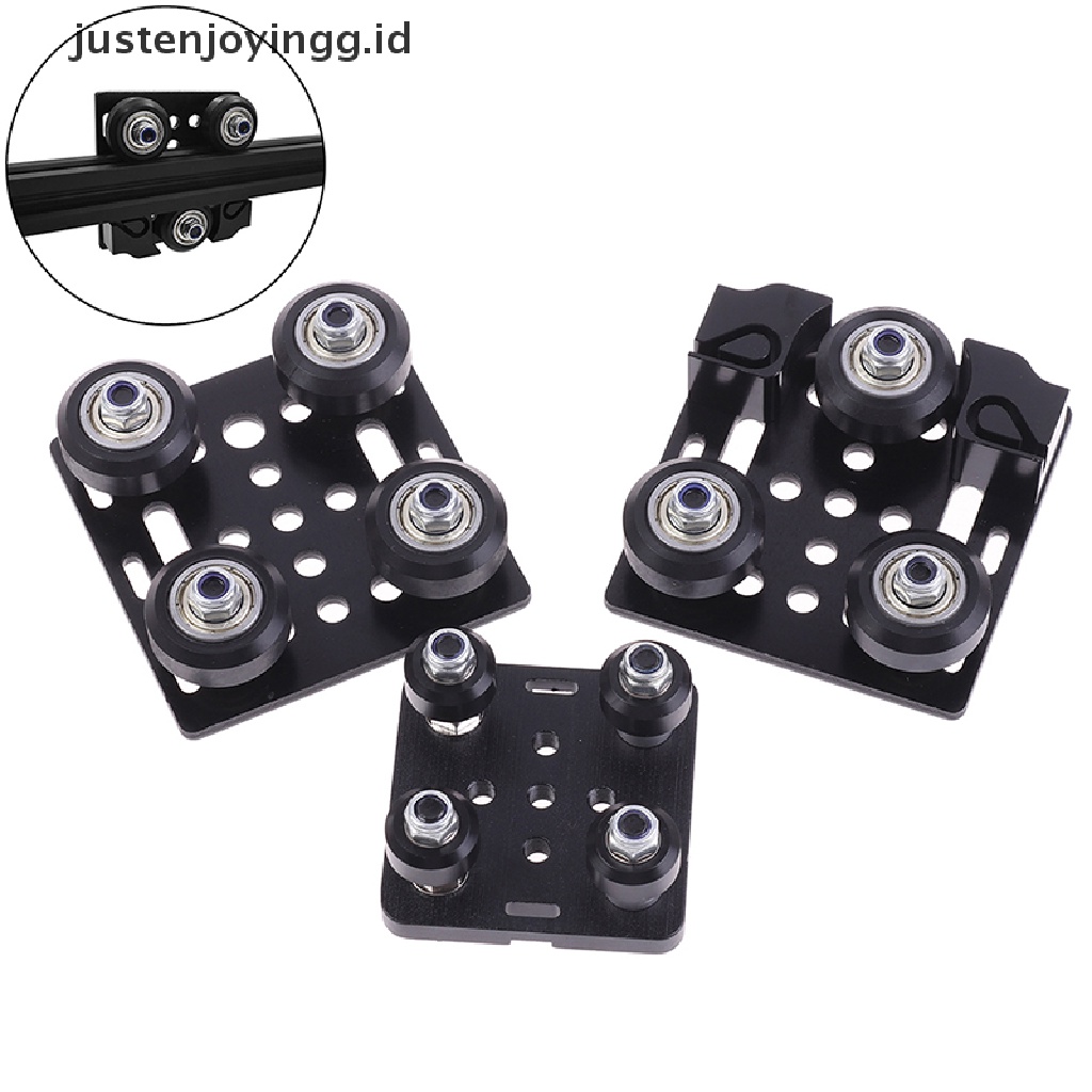 Set plat Katrol Roda V-slot gantry Untuk Printer 3D justenjoyingg.id / 2040 2020