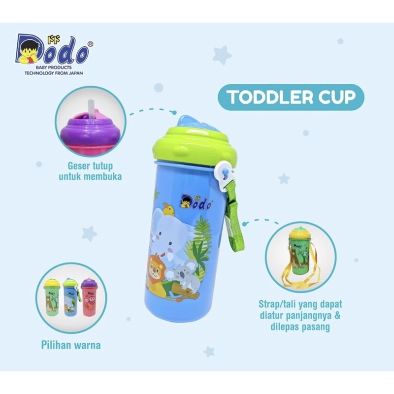 Dodo Toddler Cup 300ml / Tempat Minum Anak Tali DDC013