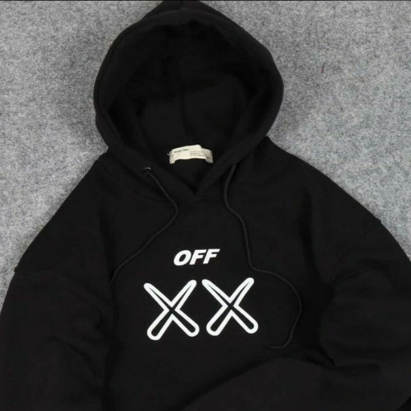 Sweater Hoodie Off White Uniqlo X Kaws Fulltag &amp; Lebel