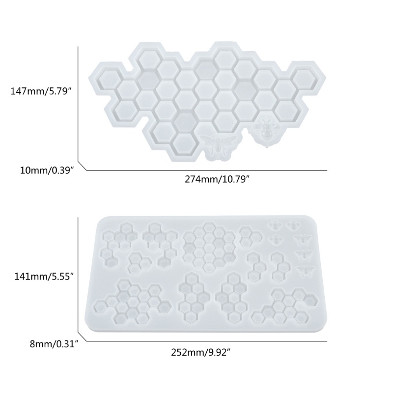 Siy Cetakan Silikon Bentuk Sarang Lebah 2022 Untuk Gantungan Kunci Diy