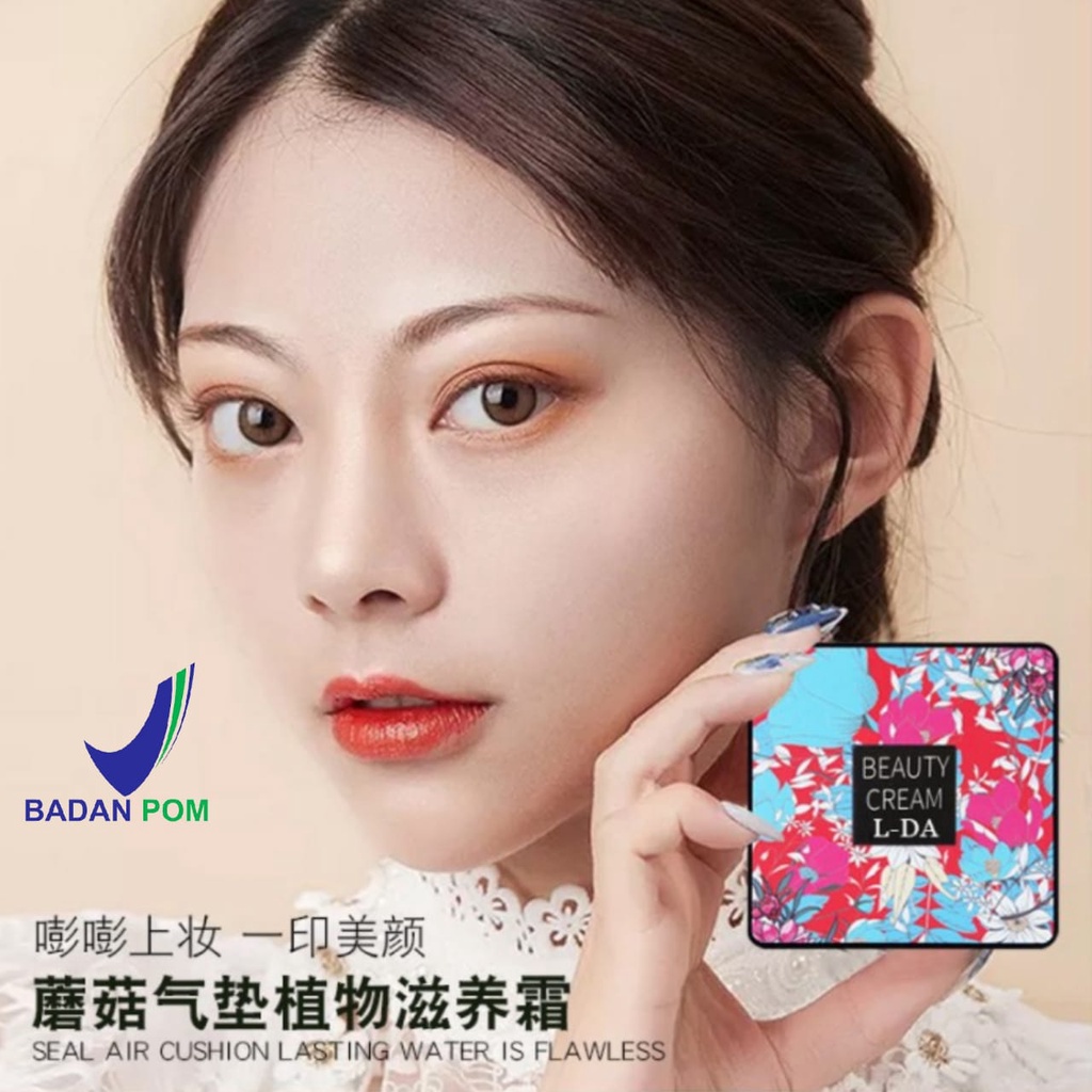 [BPOM] L-DA BB CUSHION WHITENING BEAUTY CREAM WATERPROOF BEDAK CUSHION