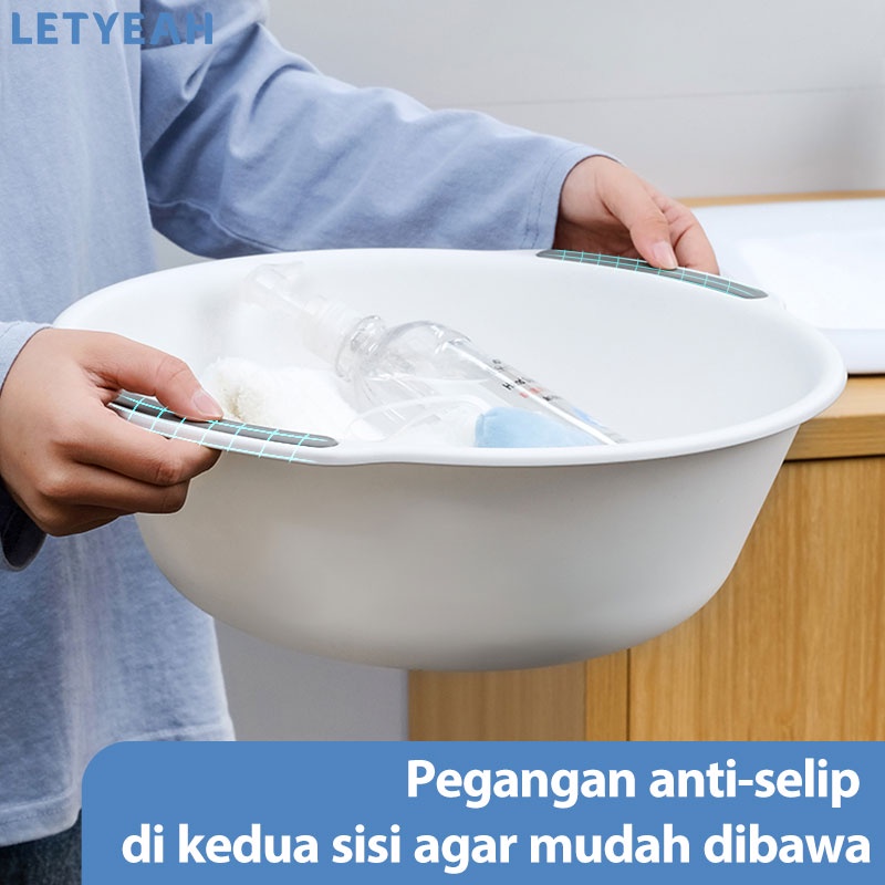 letyeah Baskom plastik serbaguna dan minimalist / basin bahan tebal