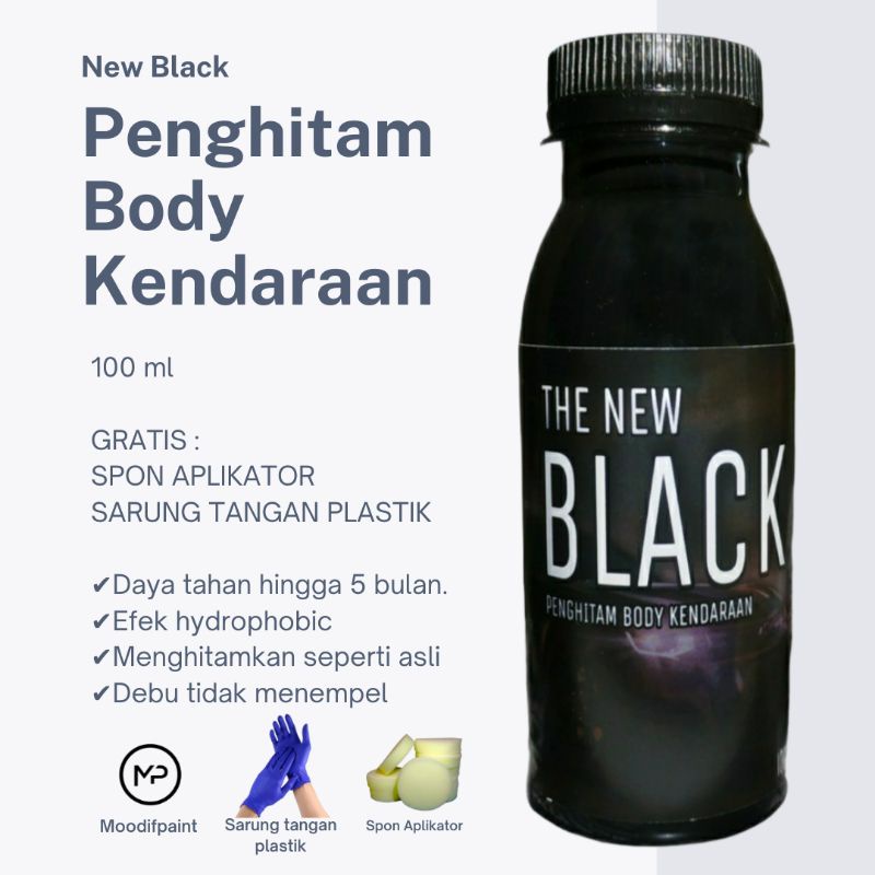 (NEW) Penghitam Body Motor Permanen 100ml