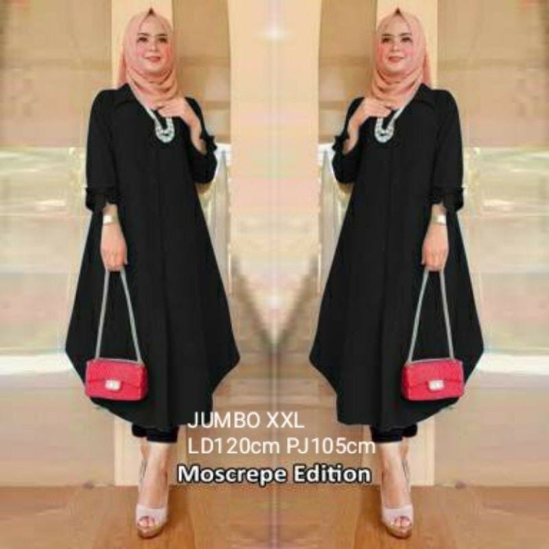 DUFFY LONG TUNIK/TUNIK WANITA/ATASAN WANITA