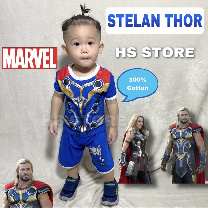 HARGA GROSIR !! STELAN KAOS SUPERHERO ANAK / SET KAOS ANAK / SETELAN KAOS ANAK / SETELAN  ANAK