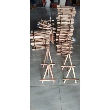 Stand Kayu Tripod / Standing Pigura/ Standing Frame Kayu /Jagrak Pigura