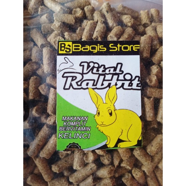 Vital rabbit 500gr vita pur pakan semua jenis kelinci