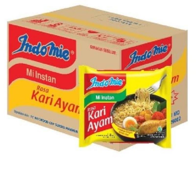

Indomie Kari Ayam 1 dus isi 40
