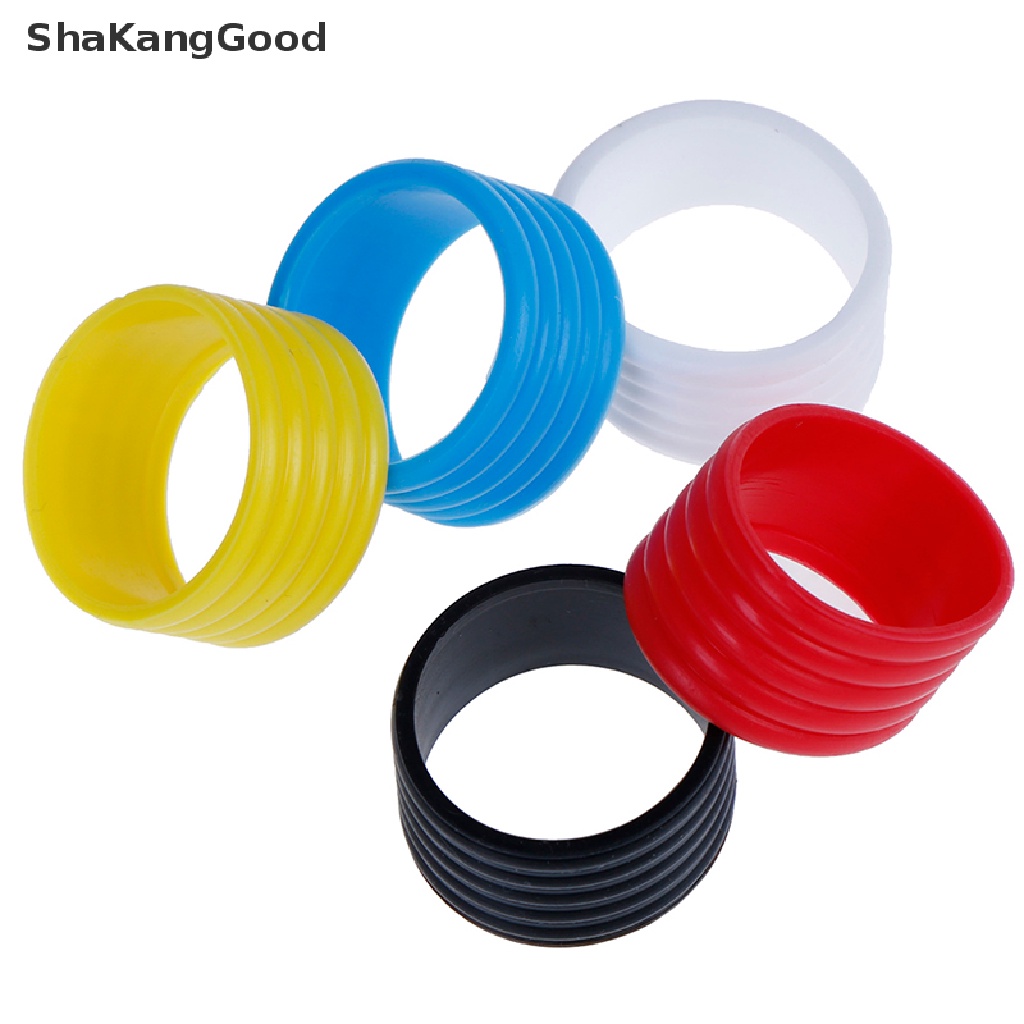 Skid 4pcs Ring Karet Stretch Untuk Grip Raket Tenis