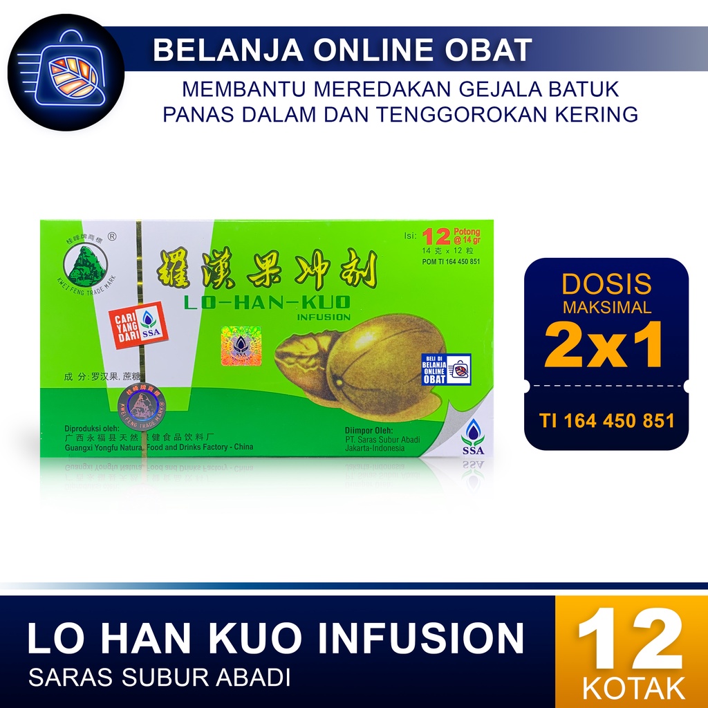 

LO HAN KUO INFUSION // Minuman untuk panas dalam dan sakit tenggorokan
