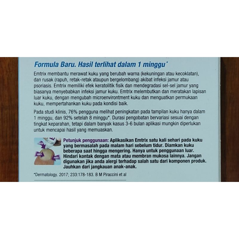 Emtrix Tube 10 ML / Merawat Kuku yang rusak / Penghilang Jamur Kuku