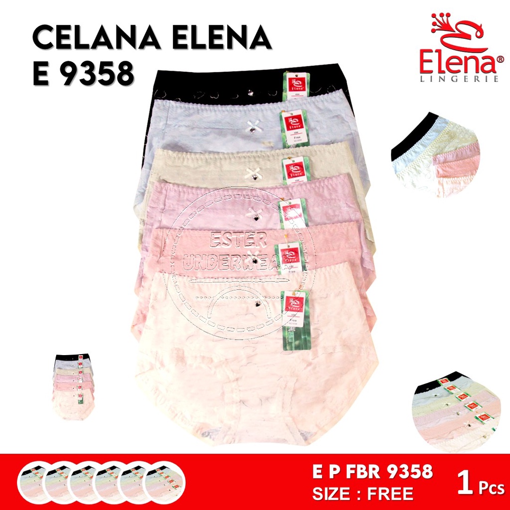 Celana Dalam Wanita ELENA E 9358F isi 1Pcs