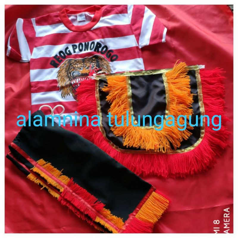 setelan koas reog Ponorogo kuda lumping cambuk udeng embong