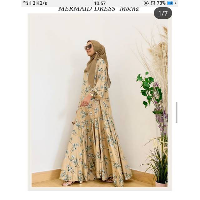 Mermaid Dress/Busui Dress by ISH iymel says hijab/baju menyusui