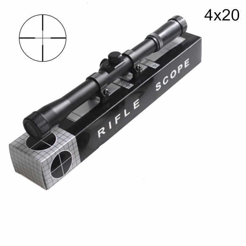 Teleskop Teropong Riflescope 4x20 Bisa Untuk Semua Jenis Senapan / Teleskop 4x20 Bushnell / Riflescope Murah