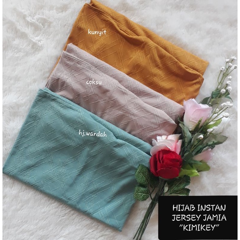 ((ORIGINAL KIMIKEY)) Hijab Instan jersey JAMIA-2
