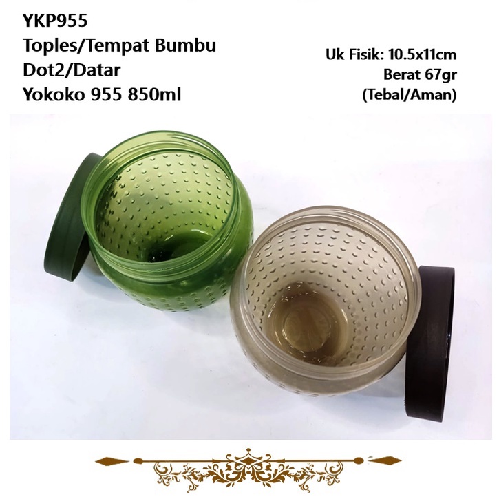 Toples Mini/Tempat Bumbu Yokoko YKP955 850ml