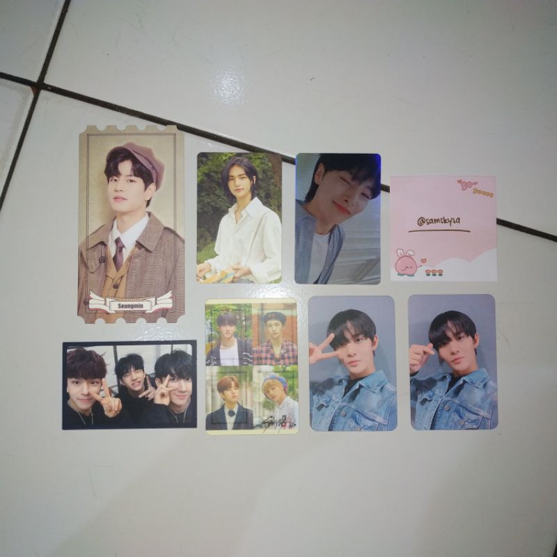 PHOTOCARD BAE JINYOUNG HYUNJIN SEUNGMIN I.N CHANGBIN NACIFIC R1 R2 UNIT IMN I AM NOT SPECIAL PHOTO T