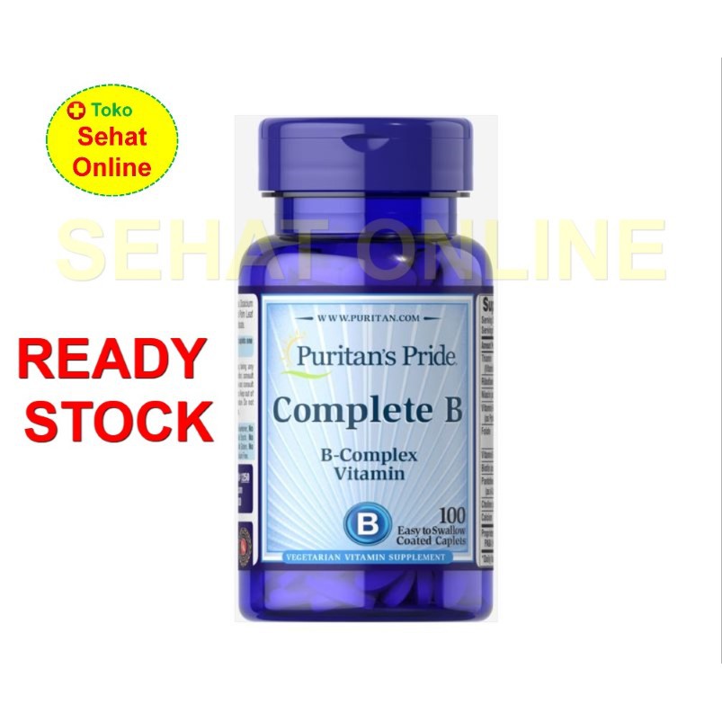 Puritan Pride Complete B B-Complex Vitamin 100 Caplet