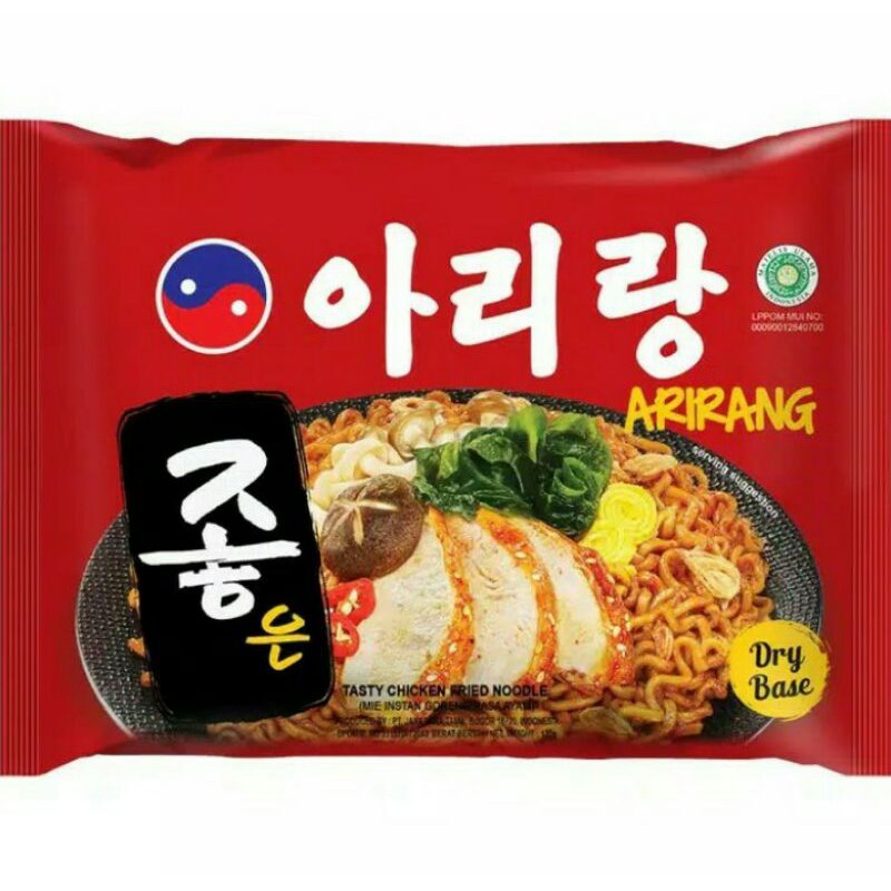 

Arirang Tasty Chicken Noodle - Mi Instan Goreng Rasa Ayam 130gr Halal MUI