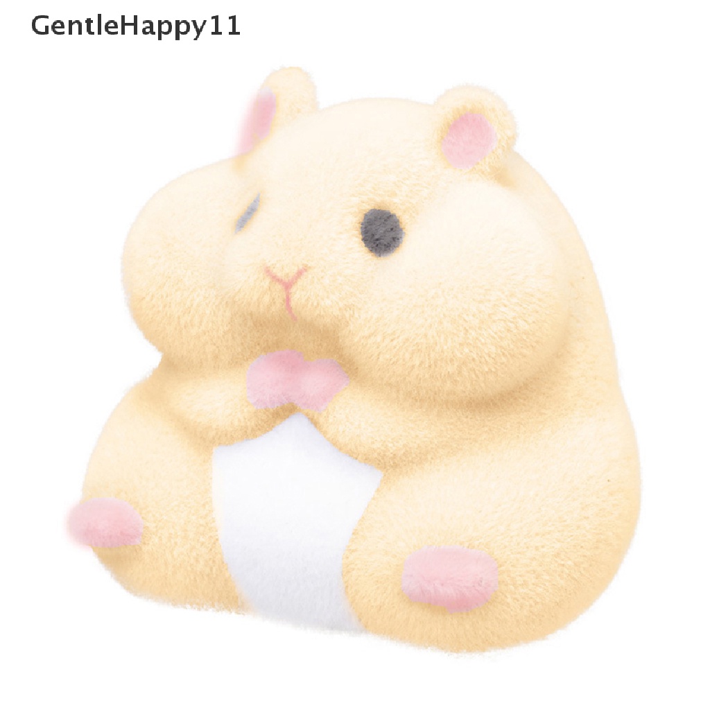 GASHAPON Gentlehappy Mainan Boneka plush Bentuk hamster Gemuk Untuk Anak Laki-Laki / Perempuan