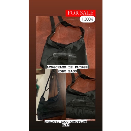 Preloved Longchamp Le Pliage Hobo