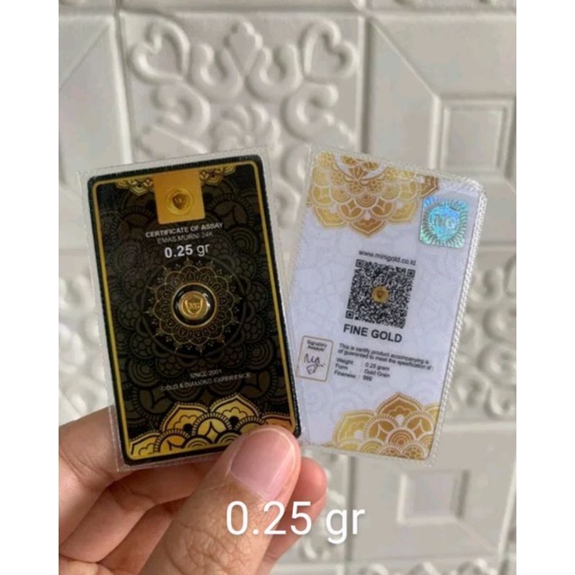 Emas 24 K Mini Gold 0.25 gr