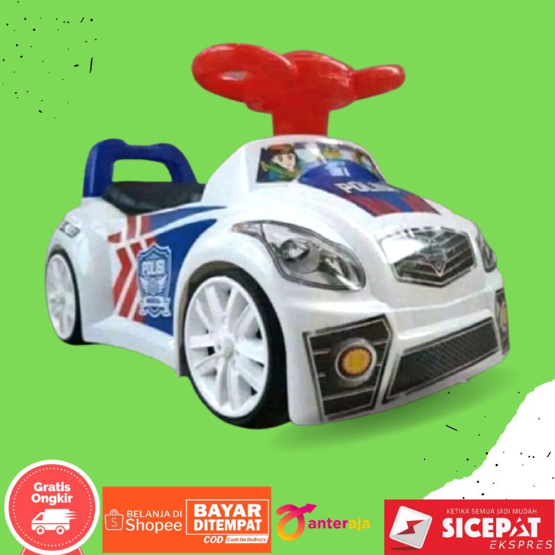Mainan Mobil Polisi Dorong Mobil Polisi Anak Mobil Polisi Bisa Di Duduki Mobil Mobilan Polisi SL 200