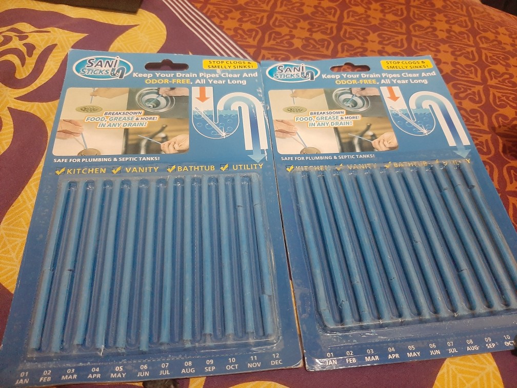 Sani Stick Pembersih Saluran Air Anti Tersumbat Stik Bersih Pipa Bau Cleaner Deodorizer Bebas Minyak