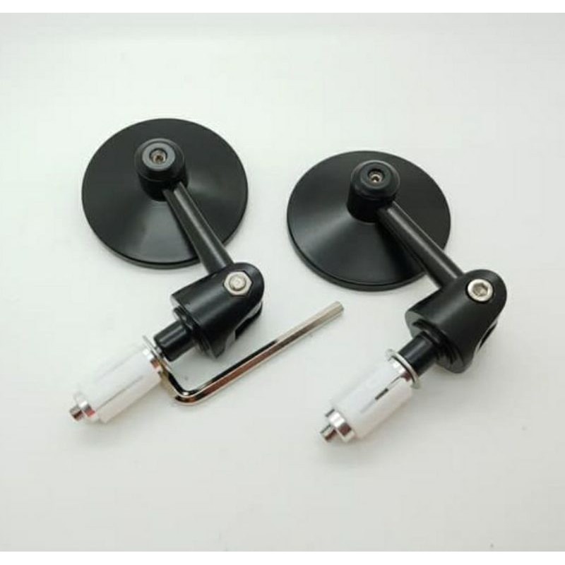 Spion jalu end bar bulat & oval cnc Beat scoopy vario Mio soul xeon Nmax Aerox Pcx Adv dll universal-4