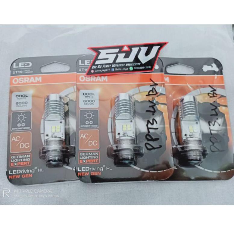Terbaru Lampu LED OSRAM H6 PNP Motor Bebek -Putih
