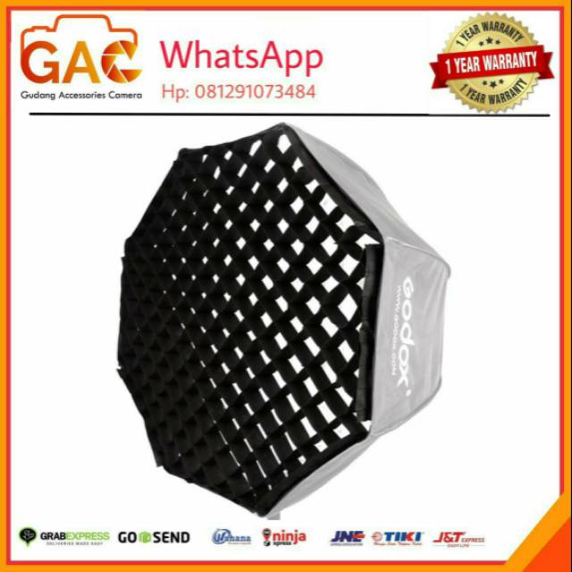 Honeycomb grid octagonal softbox 120cm godox