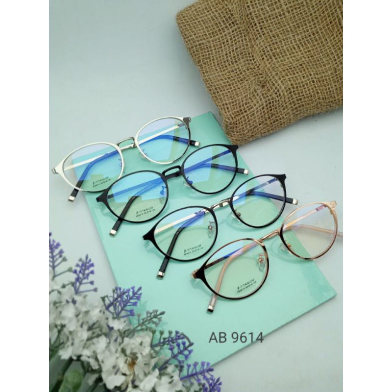 Kacamata antiradiasi gagang keren, ringan, super kekinian bisa untuk mata minus/plus/cyl/ normal