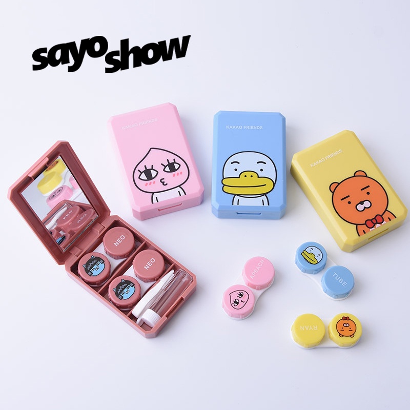 SAYOSHOW - Softlens Case Kakao Friends 2 in 1 / Tempat Softlens