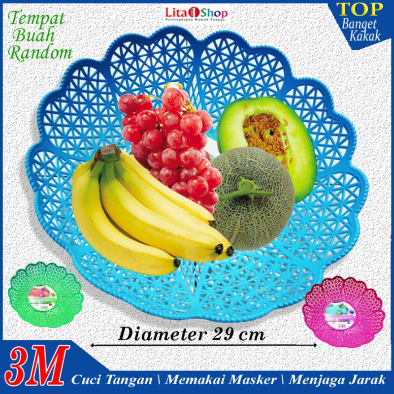 Wadah Buah / Tempat Buah Plastik L