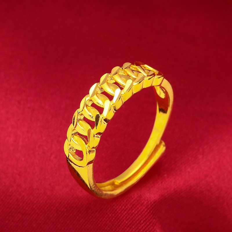 Gelang Cincin Buckle Lobster Model Datar Bahan Emas Emas Asli Kadar 375 Gaya Bangkok Untuk Wanita