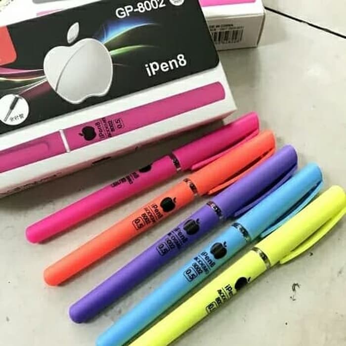 

Pulpen Gel ipen8 Odemei Pulpen Apple Unik atk