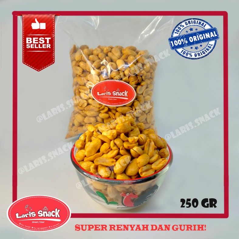 

Kacang Bawang Gurih Renyah Kiloan Curah 250 Gram
