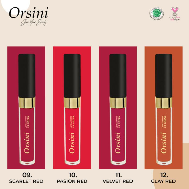 Orsini Ultra Matte Lip Cream