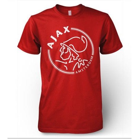 BAJU KAOS FUTSAL AJAX AMSTERDAM BIG LOGO COMBED 30S