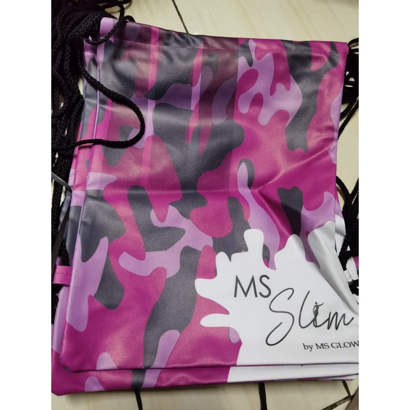 POUCH MS GLOW / TOTE BAG MS GLOW /GYMSACK / GANTUNGAN KUNCI