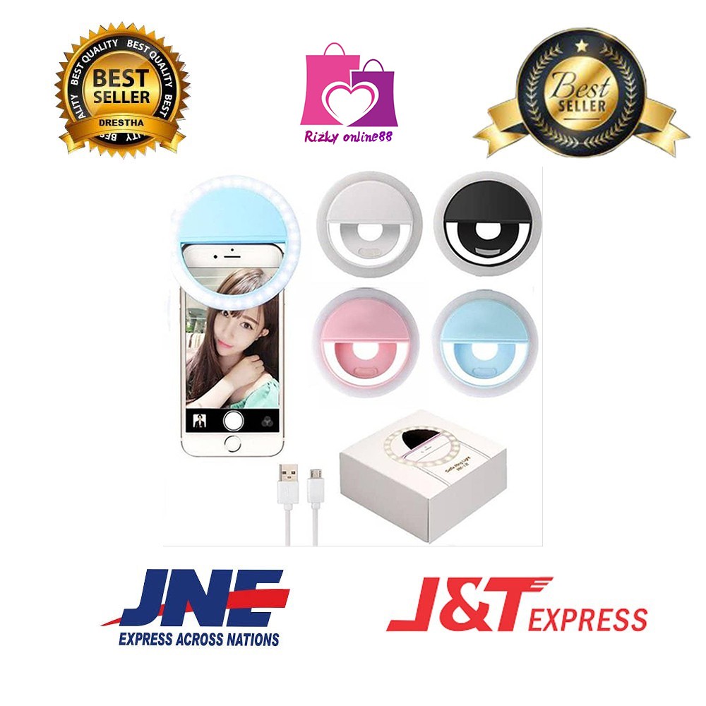 Rizkyonline88 lampu selfie ring light led / charm eyes / lampu selfie