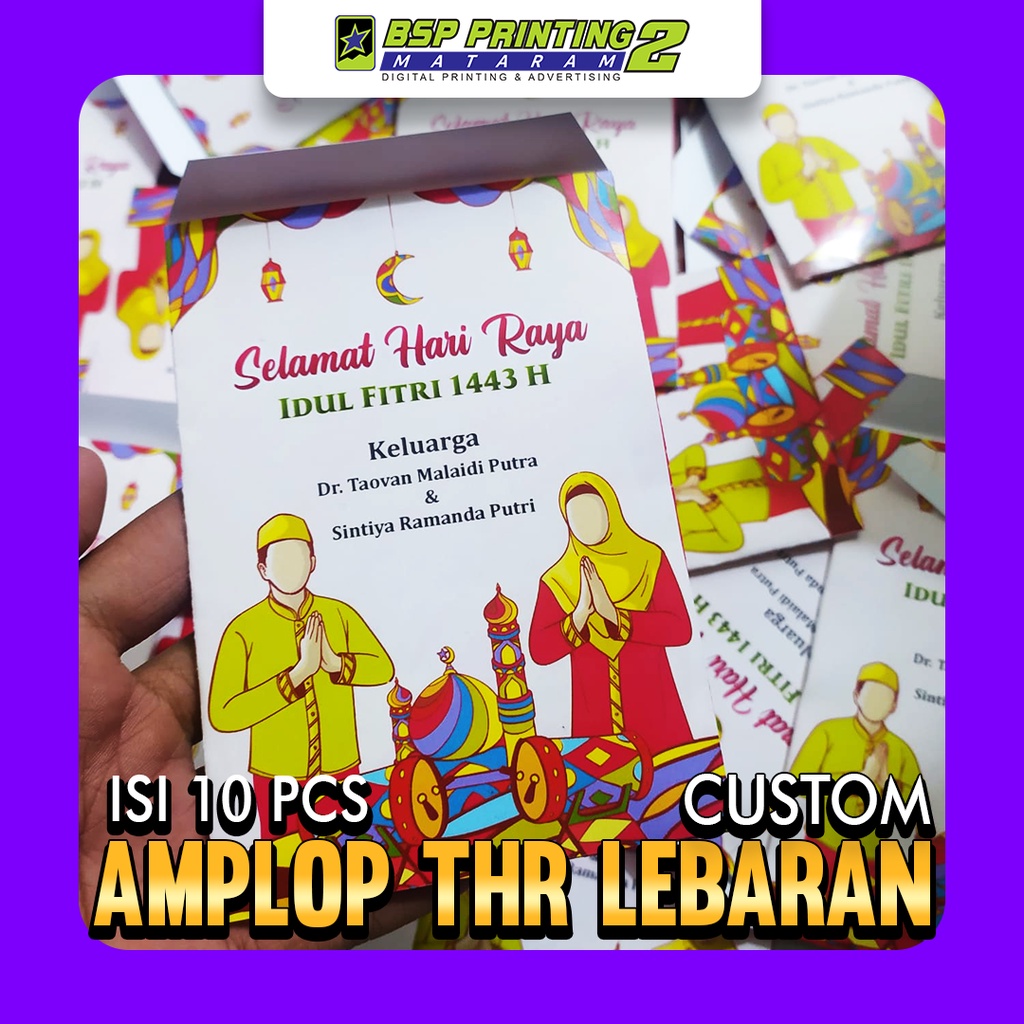 

AMPLOP THR LEBARAN CUSTOM ISI [ 10 PCS ] KUALITAS 100%