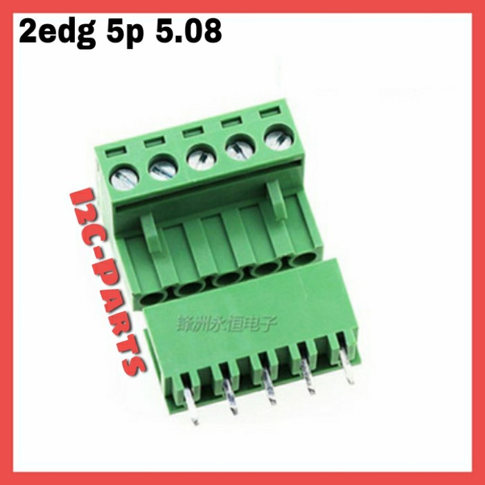 2EDG 5.08 5p 5 pin Terminal Block Green Plugable ST Connector 5.08mm