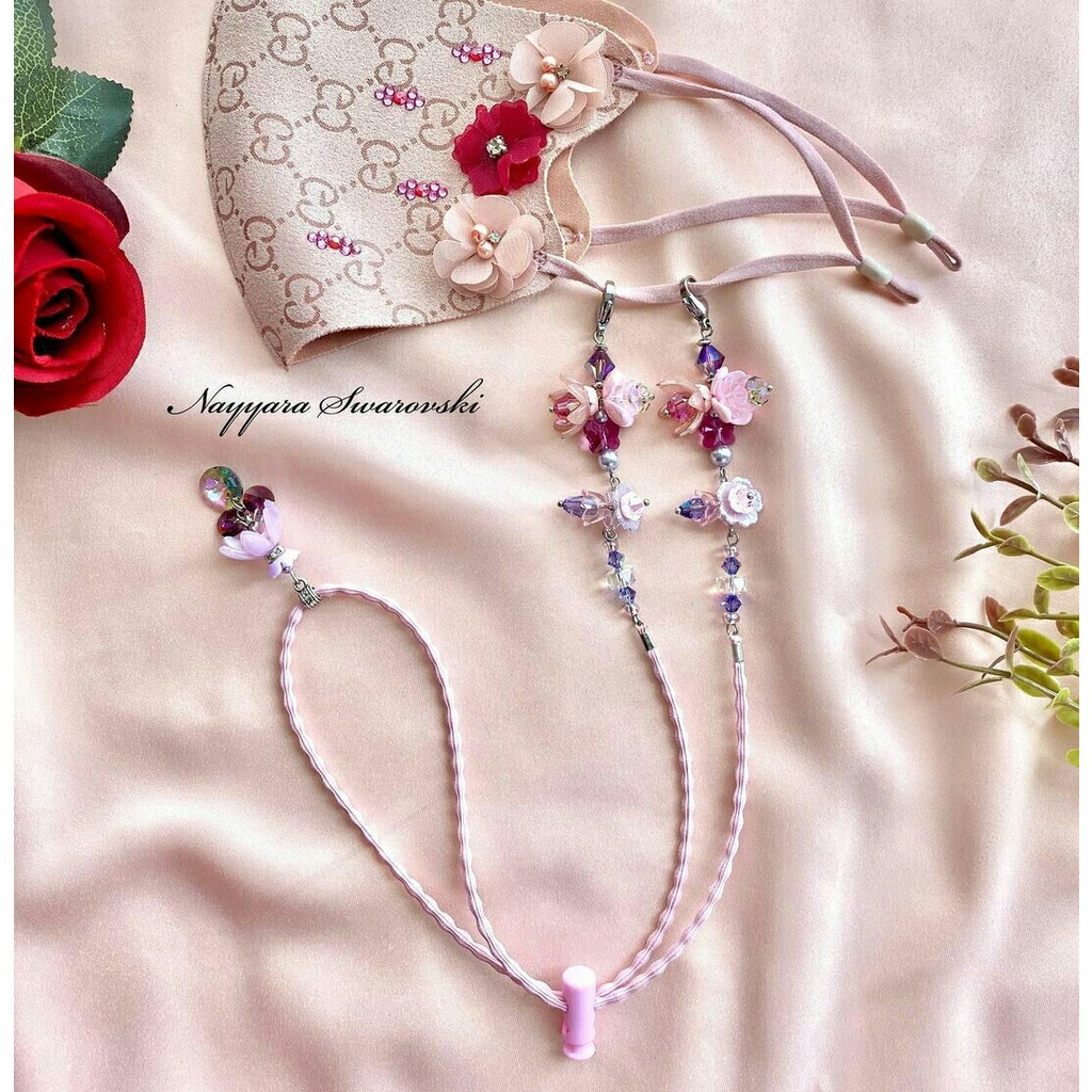 [Exclusive] 2in1 Strap Mask Swarovski Austria