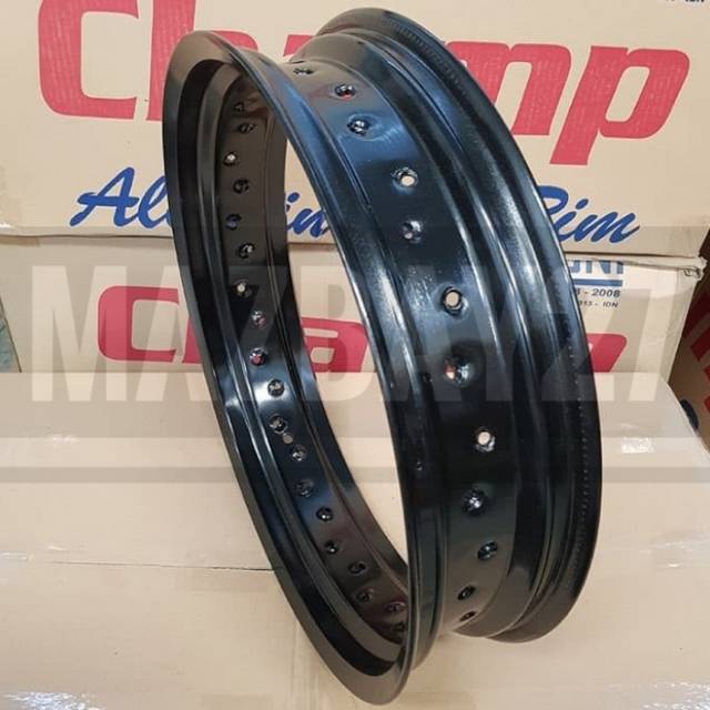 Velg Jari-jari Champ Ring 17 Warna Hitam Lebar 160 - 185 - 215 - 250 - 300 - 350